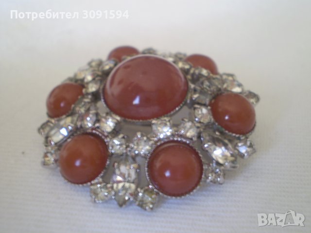 брошка стил Арт  Деко   , снимка 7 - Антикварни и старинни предмети - 38052445