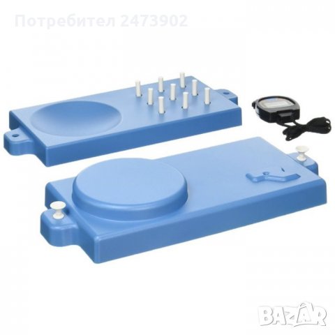 9-Hole Peg Test Kit, Pegboard Set to Improve Motor Coordination & Finger Dexterity, Hand Exerciser G, снимка 6 - Уреди за диагностика - 28519958