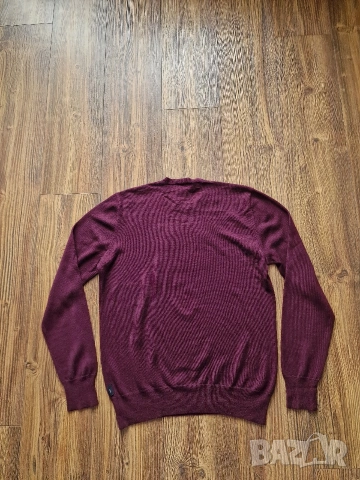 Страхотен мъжки пуловер PAUL SMITH JEANS , размер L , 100% вълна , снимка 12 - Пуловери - 53061436