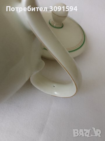 Стар порцеланов чайник -Марка за порцелан и керамика - марки CT Altwasser RSS   Carl Tielsch основав, снимка 4 - Антикварни и старинни предмети - 43115069