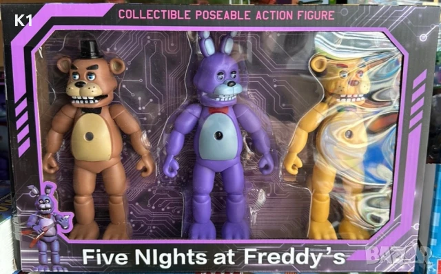 Комплект Фигурки Five Nights at Freddy's 17см, фигурка Фреди