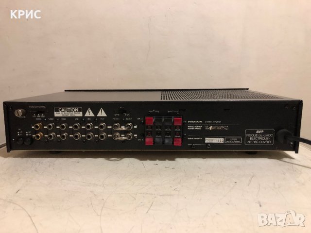 PROTON 520 Stereo Amplifier with Phono Input, С риа, снимка 8 - Ресийвъри, усилватели, смесителни пултове - 43586859