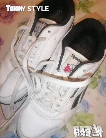 REEBOK Оригинал Нови Дамски Маратонки Изцяло от Естествена Кожа 38, снимка 3 - Маратонки - 52789956