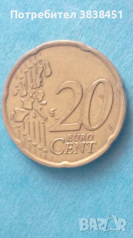 20 Euro Cent RF 2002г.Франция
