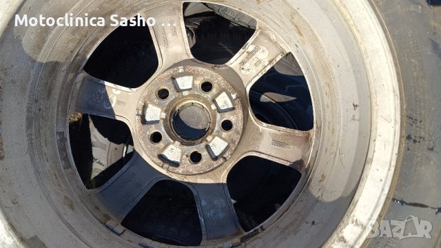 Алуминиеви джанти BORBET 5x100 15,"6Jx15 с зимни гуми, снимка 7 - Гуми и джанти - 43015691