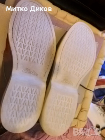 Clarks маркови обувки телешки бокс 61632971 отлични реален номер № 44.5 стелка 29см, снимка 14 - Ежедневни обувки - 52054073