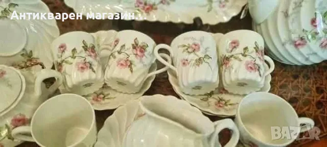 Колекционерски сервиз за кафе  - модел - TORSE PINK FLOWERS  от HAVILAND Limoges. , снимка 3 - Сервизи - 49983192