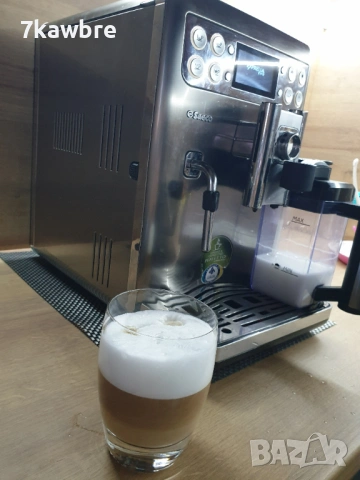 Saeco Exprelia EVO - внос с Бг меню , с консумативи и кана за мляко, снимка 11 - Кафемашини - 53060227
