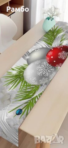 Коледна покривка - тишлайфер за маса - Гринч, снимка 4 - Покривки за маси - 43424364
