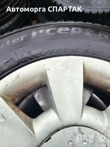 зимни гуми с джанти 15 цола BMW Hankook, снимка 2 - Гуми и джанти - 48294784