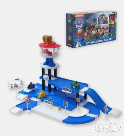 Паркинг писта на Пес патрул с 4 колички 