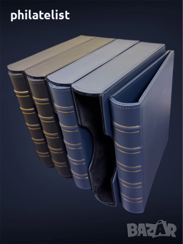 Папка с касета LUX , еко-кожа – OPTIMA стандарт , син, снимка 14 - Нумизматика и бонистика - 52068128