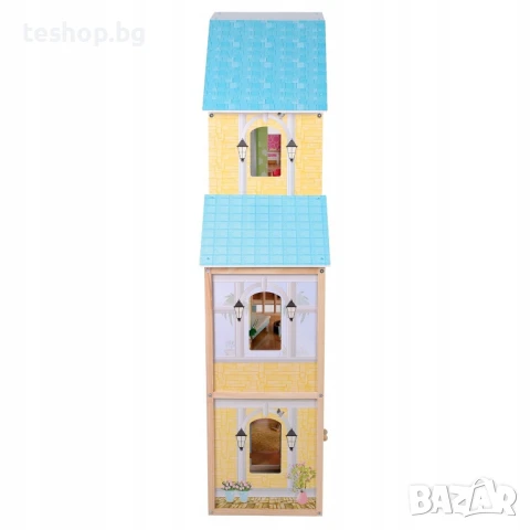 Детска дървена къща ГОЛЯМА ИГРАЧКА с мебели 100% реалистична произведена в Германия, снимка 4 - Образователни игри - 50952070