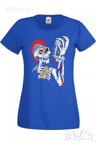 Дамска Тениска Sceleton singer,Изненада,Повод,Подарък,Празник, снимка 8 - Тениски - 37639423