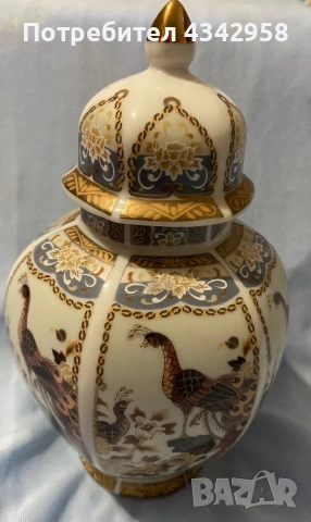 Tilia.Порцеланова ваза с капак., снимка 2 - Вази - 52484476