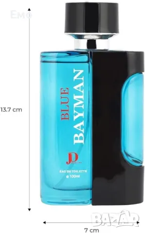 BLUE BAYMAN Eau De Toilette for Men 100ml, снимка 5 - Мъжки парфюми - 48162674