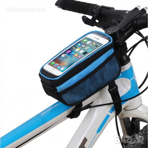 Велосипедна чанта за предна тръба за колело Аксесоари за колоездене Водоустойчив сензорен екран MTB , снимка 13 - Аксесоари за велосипеди - 37654039