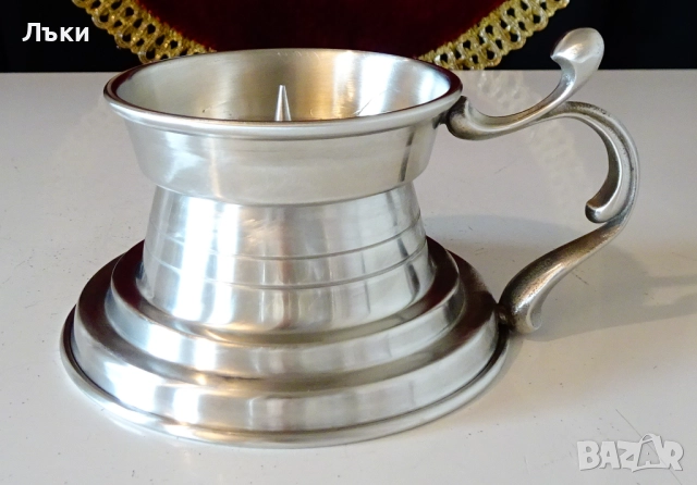 Калаен свещник с дръжка Weber Germany. 