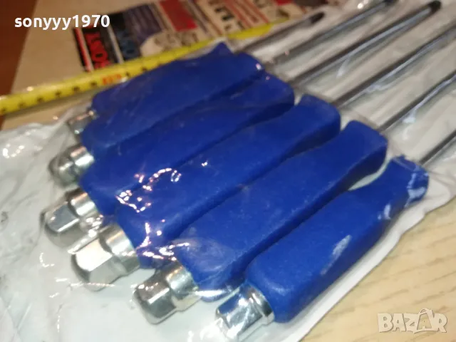 комплект от 6 ударни отвертки-захват за ключ 0404252201, снимка 8 - Отвертки - 49766785