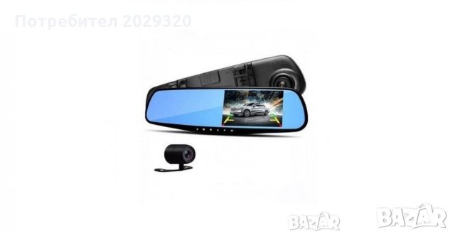 Парктроник ,система за паркиране комплект с DVR предна записваща камера вградена в огледало с м 