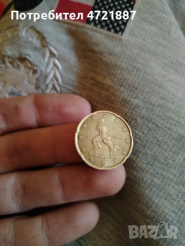 Евро монета Италия 2002 за Колекция, снимка 2 - Нумизматика и бонистика - 53474743