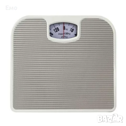 Кантар за тегло механичен - 130кг, РVС к. повърхност, Сив, снимка 2 - Електронни везни - 48540571