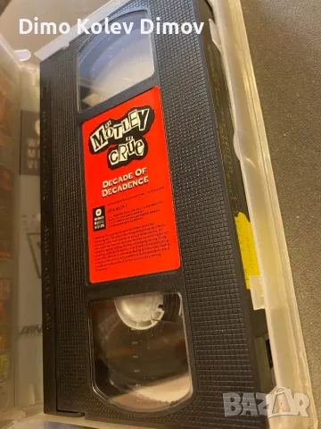 Motley Crew VHS Видео касета. Оригинал!, снимка 3 - Други музикални жанрове - 48515470