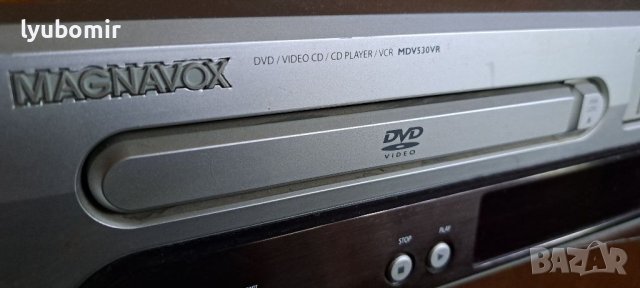 Magnavox DVD-VHS, снимка 2 - Плейъри, домашно кино, прожектори - 40619031