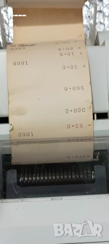 Винтидж настолен печатащ калкулатор TRIUMPH 121 PD, снимка 5 - Друга електроника - 53036454