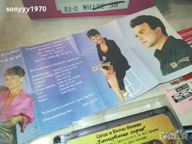 ЦЕЦА И ВЕЛЧО ВЕЛЕВИ-КАСЕТА 0811241905, снимка 4 - Аудио касети - 47895925
