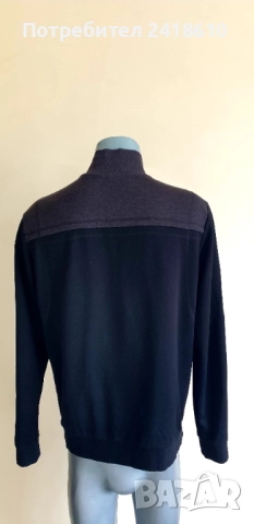 Hugo Boss  Half Zip Sweatshirt Mens Size M / L   ОРИГИНАЛ! Мъжкa Блуза - Суитшърт!, снимка 9 - Спортни дрехи, екипи - 52308401