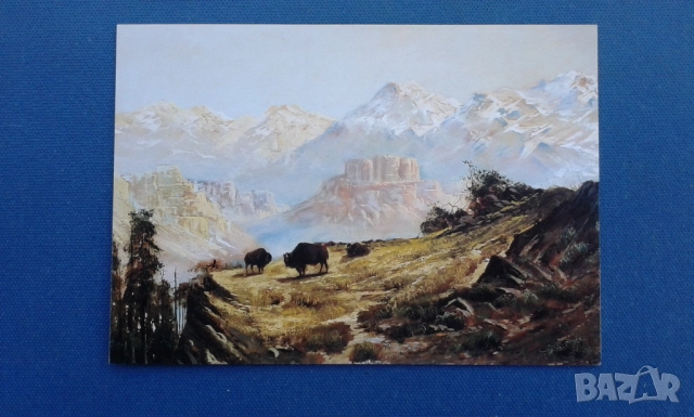 "Западно изкуство(Western Art)"върху 7 двойни картички.Издадени в САЩ, снимка 2 - Колекции - 52380775