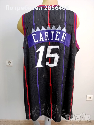 Мъжки потник Mitchell & Ness Vince Carter Toronto Raptors seasons 1998/99. размер XL , XXL, снимка 7 - Тениски - 52048733