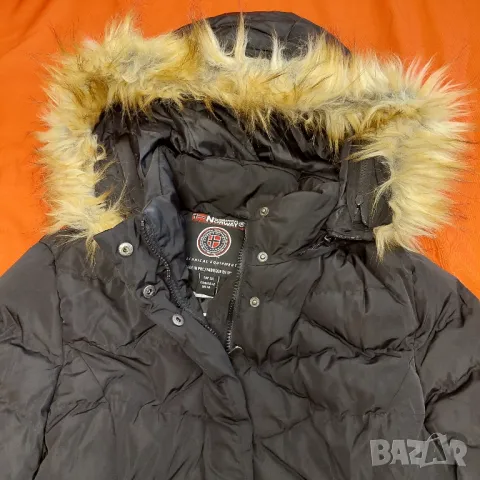 Geographical Norway дамско яке / палто Annael  размер М-L черно, снимка 11 - Якета - 47428142