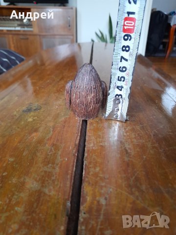 Стара дървена фигурка #4, снимка 3 - Колекции - 38829789