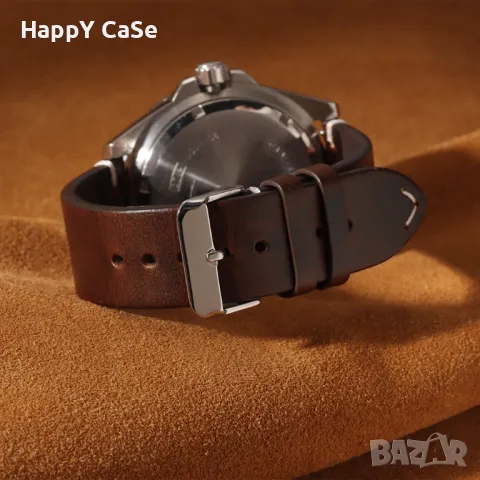 WAX Кожена каишка за Huawei Watch/Samsung/Xiaomi/Garmin/Apple/Amazfit, снимка 5 - Каишки за часовници - 50047869