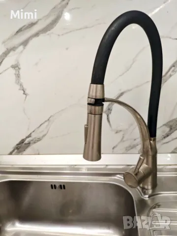 Кухненски смесител за кухня с чучур и 2 вида пръскане, снимка 5 - Други - 48177998