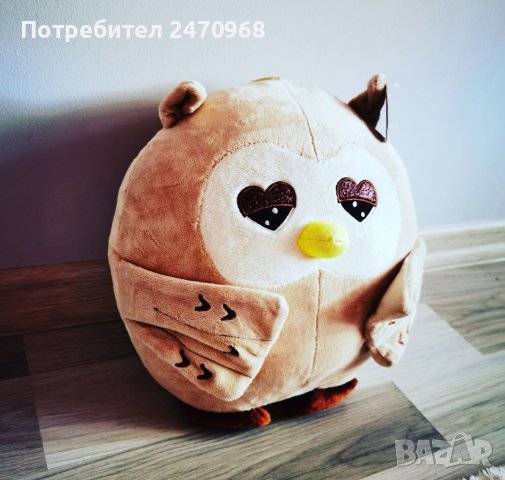 Плюшен бухал, снимка 3 - Плюшени играчки - 37085690