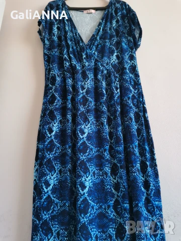 СТРАХОТНА РОКЛЯ ЕФЕКТЕН ДЕСЕН 3XL, снимка 5 - Рокли - 50927039