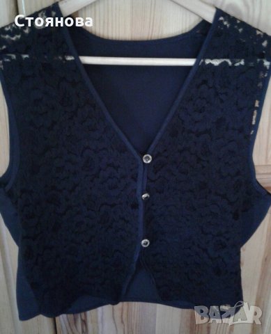 Дамски блузи 46 размер и елек с дантела, снимка 16 - Блузи с дълъг ръкав и пуловери - 25449805