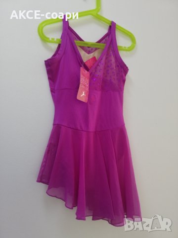 Ново трико/рокля за гимнастика/танци, ръст 136/140см , снимка 4 - Други спортове - 37108733