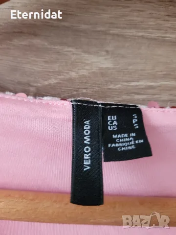 Розова рокля пайети VERO MODA , снимка 3 - Рокли - 47621841
