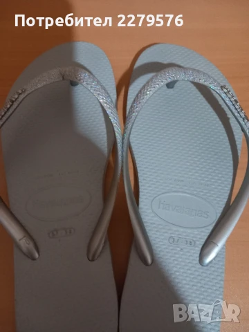 Нови дамски джапанки havaianas, снимка 4 - Джапанки - 50587627