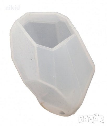 Прозрачна висока ръбата форма чаша силиконов молд калъп за фондан смола шоколад свещ гипс кашпа, снимка 3 - Форми - 26581785