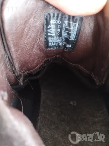 Непромокаеми боти/кецове Ecco., снимка 3 - Мъжки боти - 42670480