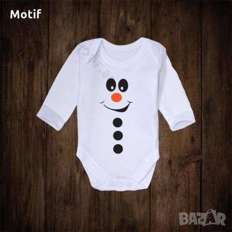 Коледно бебешко боди с щампа, снимка 1