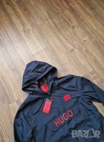 Страхотна мъжка ветровка яке HUGOСтрахотна мъжка ветровка яке HUGO BOSS 
размери M L 2XL 
 , снимка 3 - Якета - 51462050