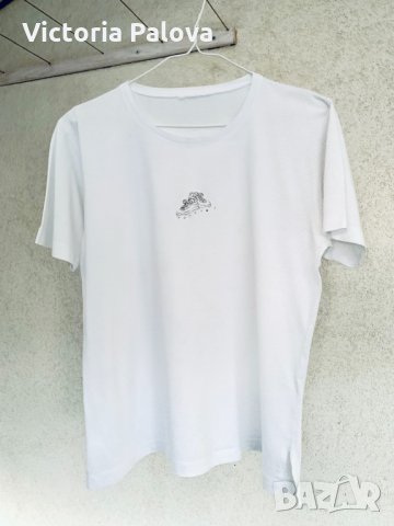 Качествена бяла тениска биопамук, снимка 8 - Тениски - 35527421