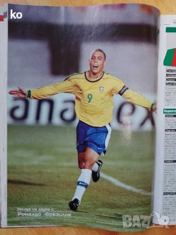 Футболно списание-световно първенство 2002г., снимка 18 - Списания и комикси - 51725329