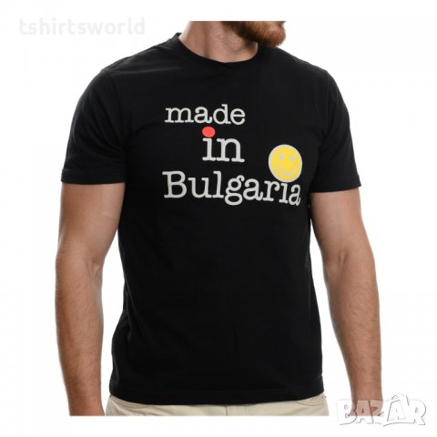 Нова мъжка тениска с дигитален печат България, MADE IN BULGARIA